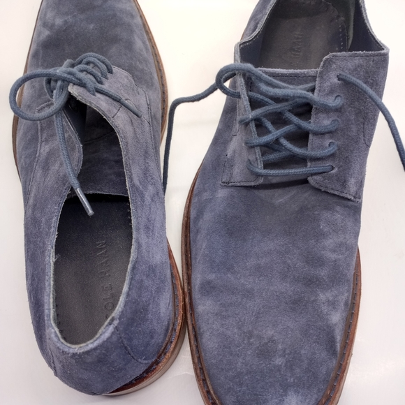 Cole Haan Blue Suede lace up Oxfords - Picture 8 of 10
